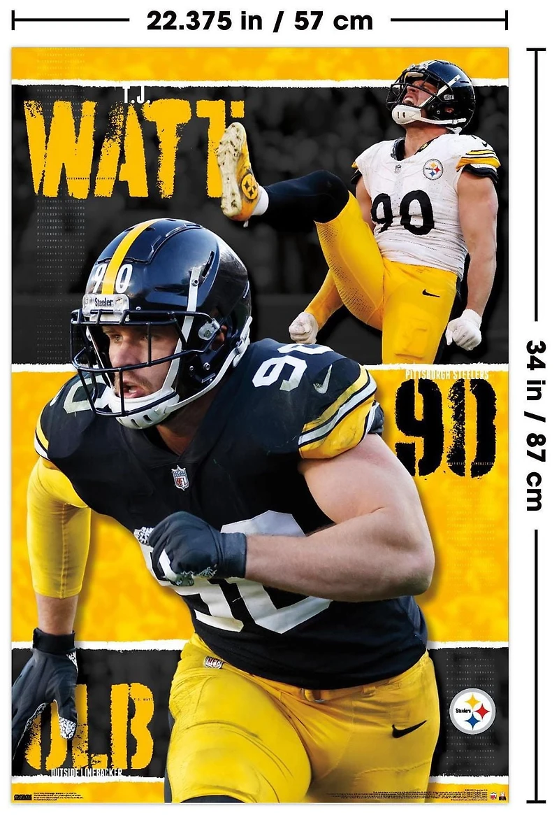 NFL Pittsburgh Steelers - T.J. Watt 24