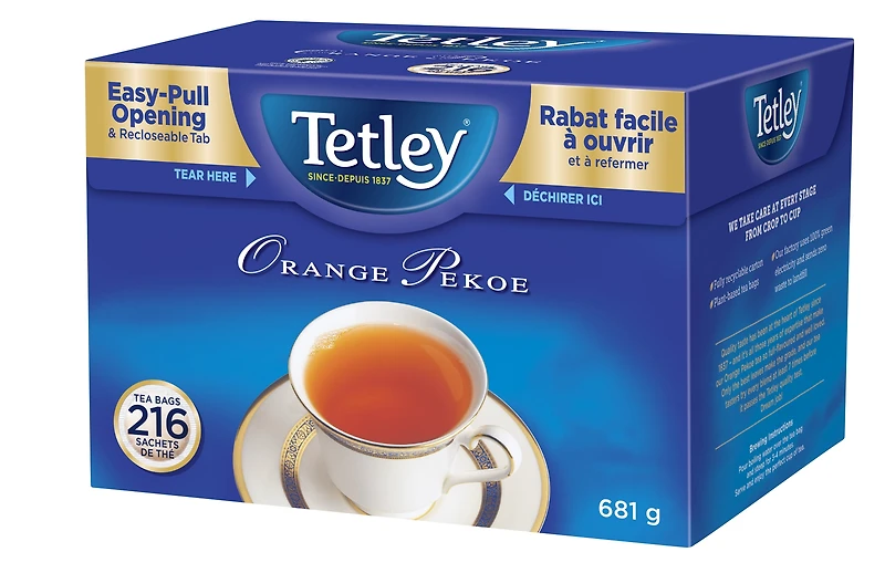 Tetley Orange Pekoe Tea 216ct TETLEY ORPE 216CT - FRENCH