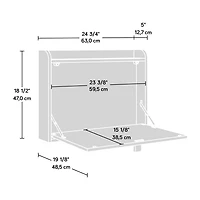Sauder La Collection Anda Norr Bureau mural