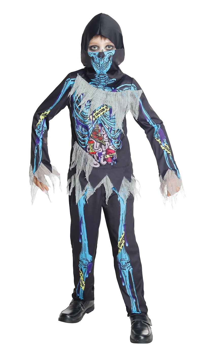 zombie squelette pour garçons, moyen NO BRAND IMPORT EX DEGUISEMENT HLW