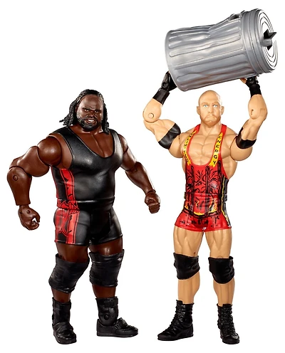 WWE Battle Pack Ryback vs. Mark Henry with Trashcan Figure 2-Pack