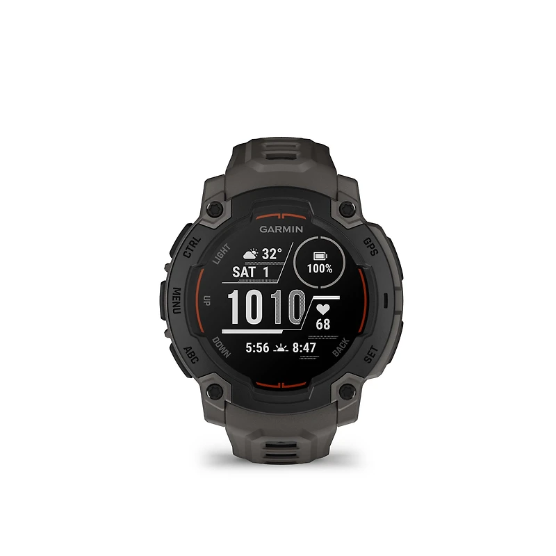 Montre intelligente GPS Garmin Instinct® E - 45 mm - Anthracite