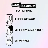 Hard Candy Nail Makeup, 24 press-on nails
