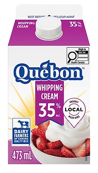 Crème à fouetter 35 % Québon 473 ml