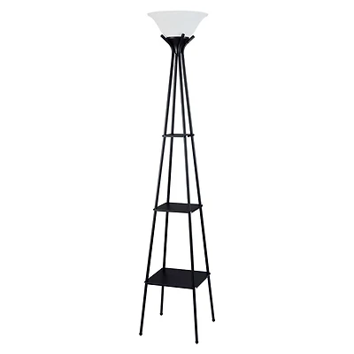 Lampadaire sur pied HOMETRENDS 175,3 cm, noir