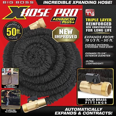 Big Boss XHose Pro Advanced Plus 50 ft Expandable Lightweight Garden Hose