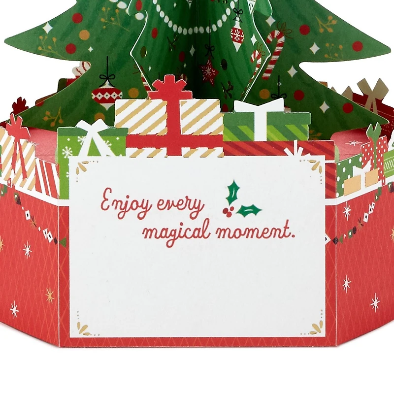Carte de Noël en 3 dimensions, Paper Wonder de Hallmark (Sapin de Noël)