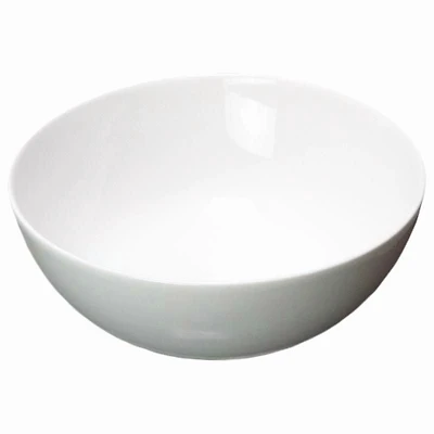 American Imaginations -in. W Above Counter White Bathroom Vessel Sink For Wall Mount Wall Mount Drilling AI