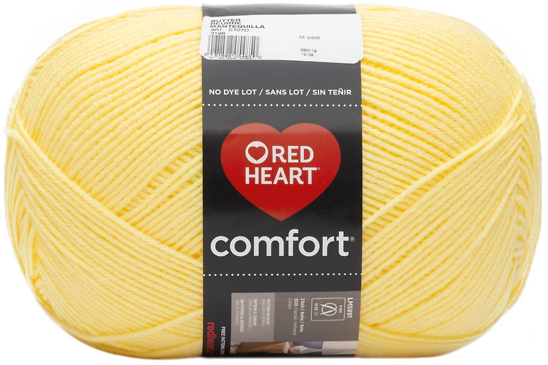 Red Heart® Fil Comfort®, Solide, Acrylique #4 Moyen, 16oz/454g, 867 Yards Fil polyvalent grande taille de pelote