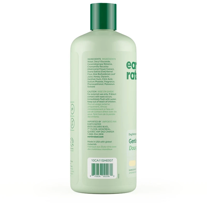 Earth Rated Gentle Puppy Shampoo, Gentle and Hypoallergenic, Sweet Almond Scent