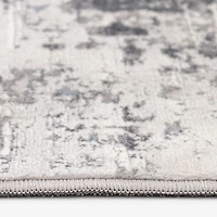 Banburry Grey and Blue Woven Area Rug
