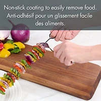 4PC Non-Stick Metal BBQ Skewers