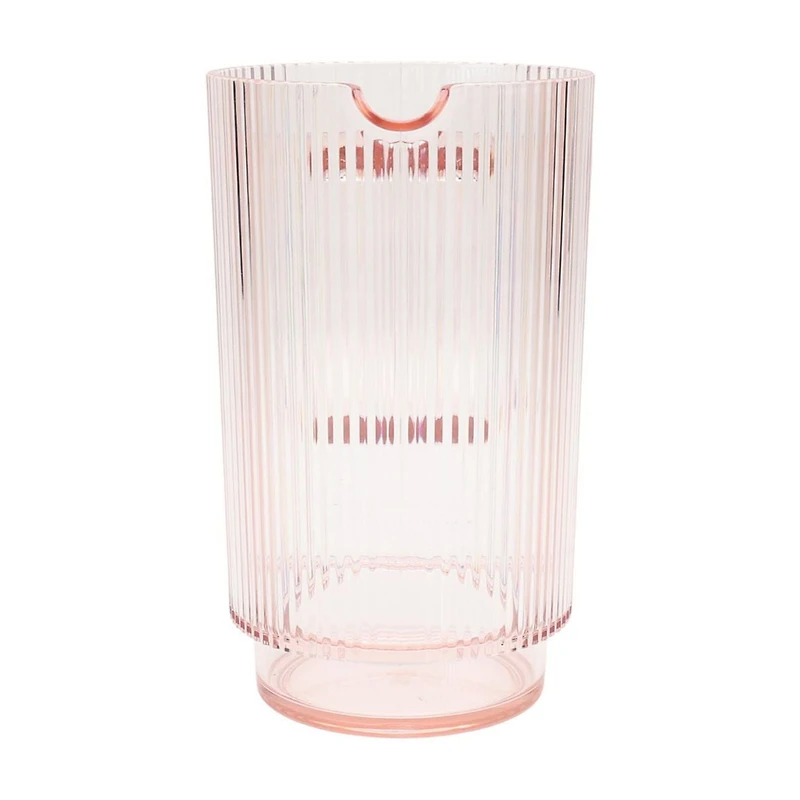 Hometrends Carafe cannelée en acrylique teinté de 69 oz, 1 pièce