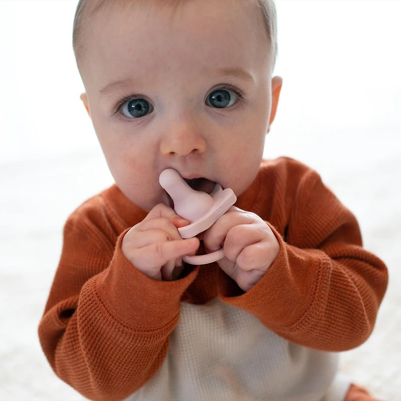 Dr. Brown’s® HappyPaci™ 100% Silicone Baby Pacifier, Contoured One-Piece Design, 0-6m, BPA-Free, 3-Pack, 0-6 months