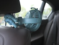 Ventilateur flexible personnel rechargeable Mainstays, bleu