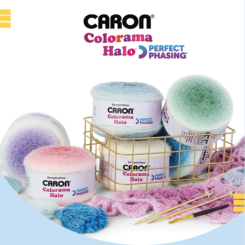 Caron® Fil Halo Colorama™, #5 Volumineux, 8 oz/227 g, 481 Yards Fil doux et luxueusement texturé