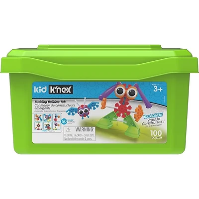 K'NEX KID - 100PC BUDDING BUILDERS TUB