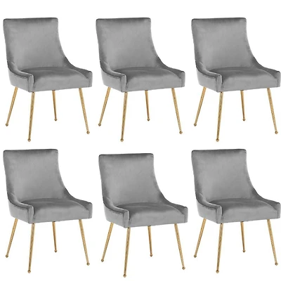 CHAISE HEYE II en gris LOT DE 6
