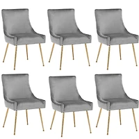CHAISE HEYE II en gris LOT DE 6