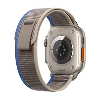 Apple Watch Ultra  (GPS + Cellular) 49mm - Bleu/Gris Bracelet Sentier