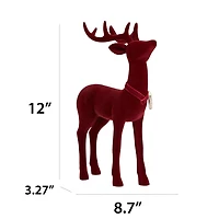 Renne rouge debout My Texas House
