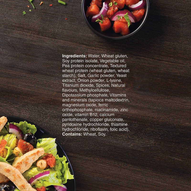 Gardein Suprême Surgelé Lanières de Végé-Poulet, À base de plantes, Végétalien, À savourer au dîner ou au repas, Source de Fer, Sans, 27g de protéines Repas surgelé, 397g