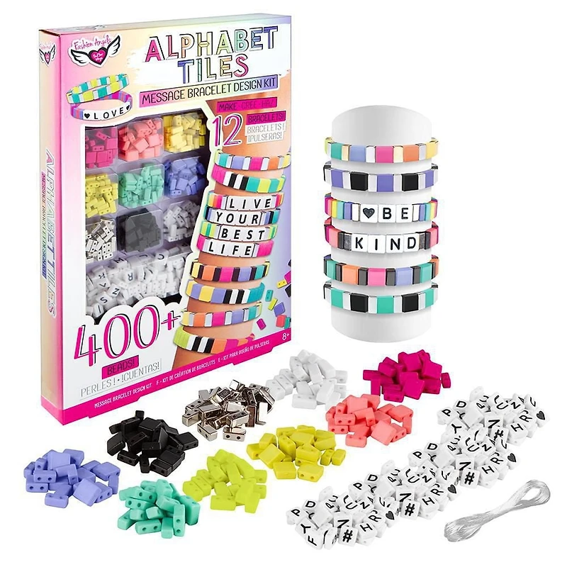 Fashion Angels Alphabet Tiles Message Bracelet Kit