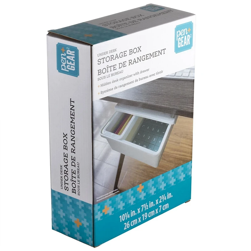 Pen+Gear  BOITE DE RANGEMENT SOUS LE BUREAU Pen+Gear BOITE DE RANGEMENT SOUS LE BUREAU