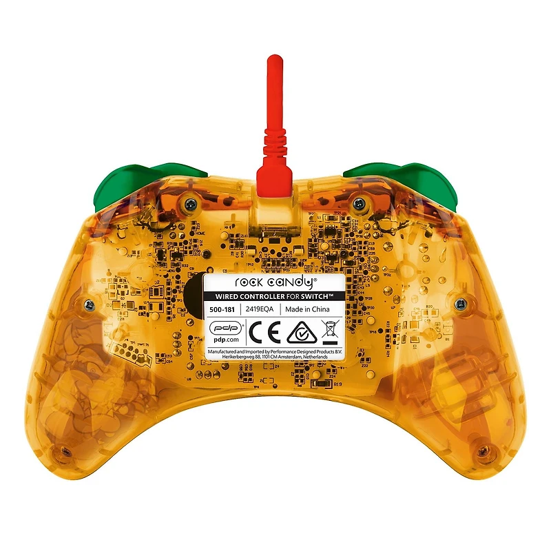 PDP Manette filaire Rock Candy™: Lemon Bomb Bowser - Nintendo Switch PDP Rock Candy W CTRL Bowser