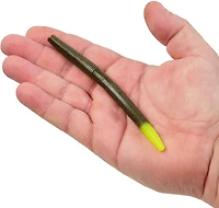 Berkley PBTG5-GPC PowerBait General Soft Stick Bait, Classic Wiggle Action, New Colours.  5-1/4" 8ct.  Green Pumpkin/Chartreuse, PowerBait General Soft Stick Bait, Green Pumpkin/Chartreuse
