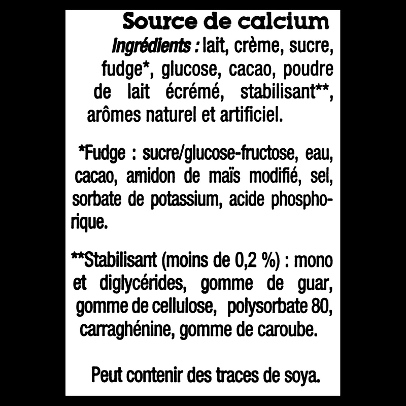 Crème glacée Coaticook au double chocolat 2 l