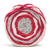 Bernat® Fil Cover Stripes™, Polyester #6 Super Volumineux, 10,5oz/300g, 220 Yards