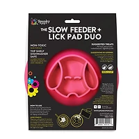Slow Feeder - Lick Pad Combo Dog Toy