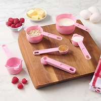 Ensembles 10 pièces de Cuillères et Tasses à mesurer, Rose