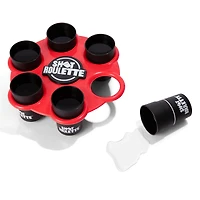 Shot Roulette: The Roulette Wheel Drinking Game by Buzzed for Adults, Includes 1 Roulette Wheel, 6 Glasses, 12 Tokens