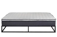 Matelas à mousse gel 11'' avec ressorts ensachés pour grand lit Cicely