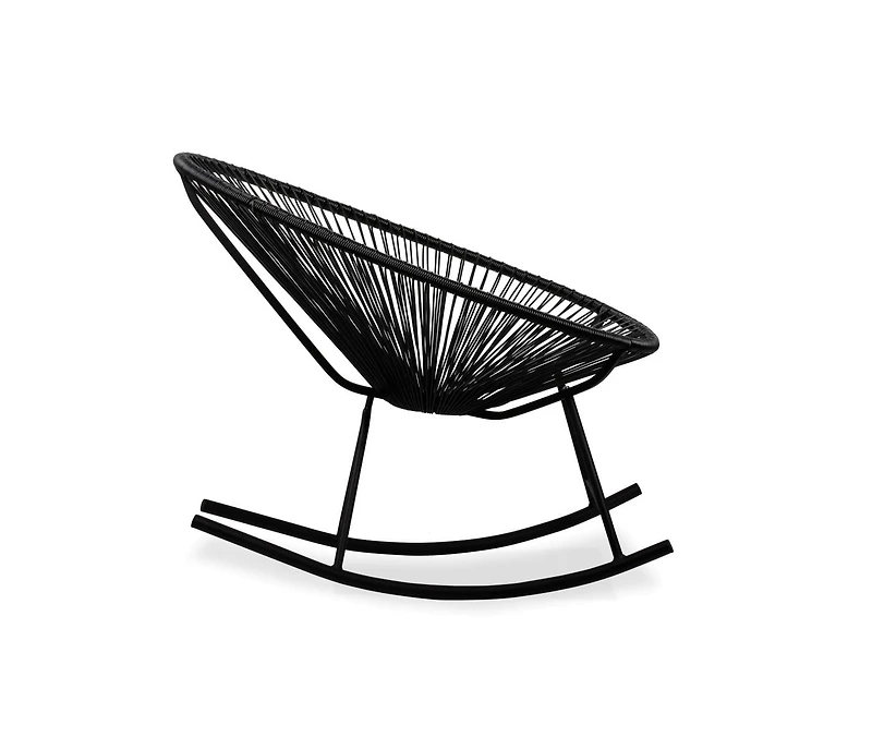 Chaise longue à bascule Costa en rose, chaise longue en fil métallique, chaise longue en plastique, chaise longue de plage, chaise longue intérieure-extérieure, chaise longue de patio, chaise longue o