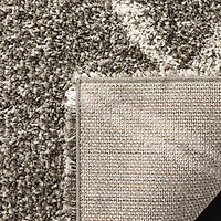 SAFAVIEH Hudson Adella Geometric Diamonds Shag Area Rug