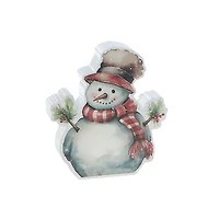 Bloc De Table En Mdf (Bonhomme De Neige)