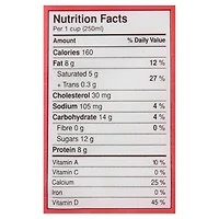 Lait homogénéisé 3,25 % Northumberland 4 L en sac