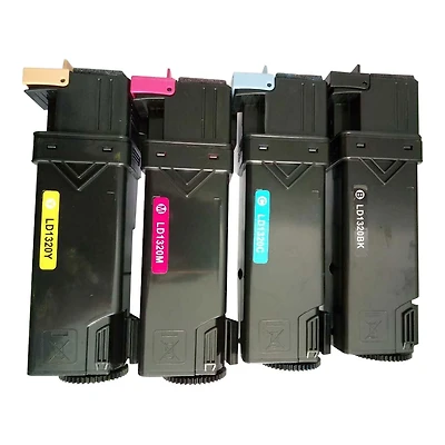 L-ink Dell 1320 Ensemble de Cartouches de Toner Compatibles N/C/M/J (310-9058, 310-9060, 310-9062, 310-9064)