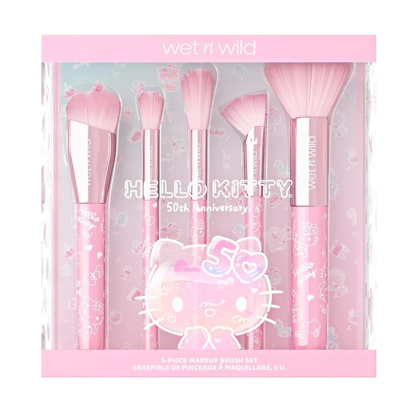 Hello Kitty 5-Piece Makeup Brush Set