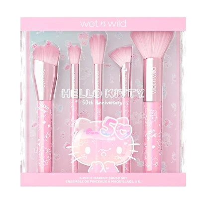 Hello Kitty 5-Piece Makeup Brush Set