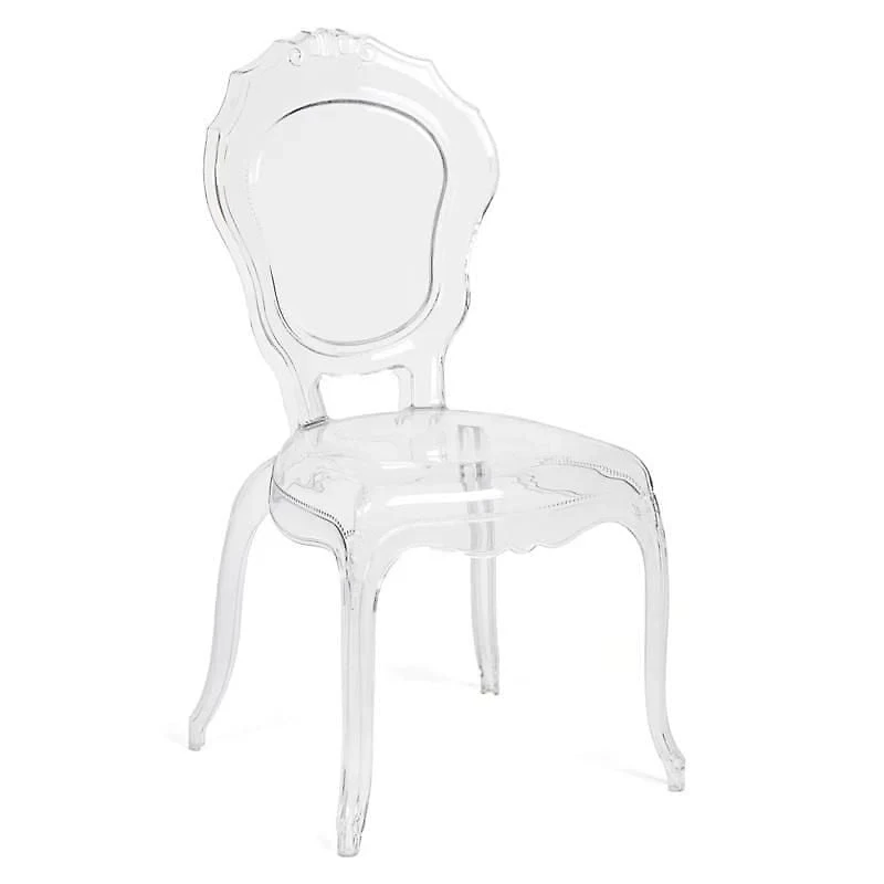 Plata Import Princess Clear Plastic Chair