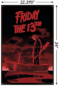 Friday The 13th - Boat Wall Poster, 22.375" x 34"