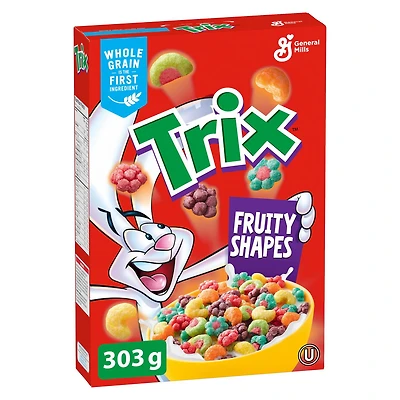 Trix en forme de Fruits Céréales Pour le Petit-déjeuner pour enfants, 303 g 303g