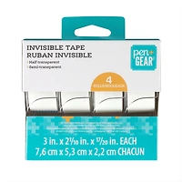 PEN & GEAR INVISIBLE TAPE 4PK