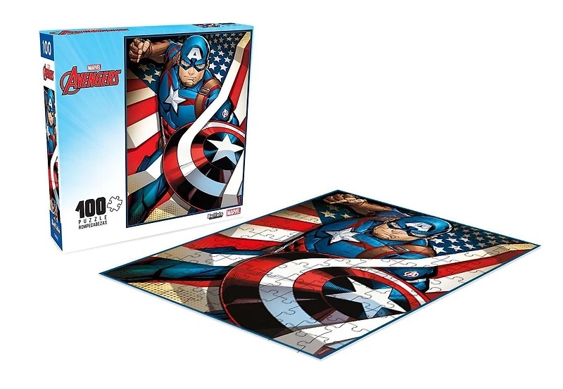 Buffalo Games - Marvel - Captain America - 100 Piece Jigsaw Puzzle