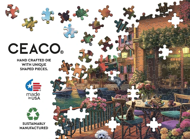 Ceaco Coucher de soleil sur le lac de Côme Puzzle 1000 pièces