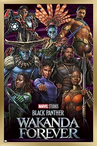 Marvel Black Panther: Wakanda Forever - Group Wall Poster, 22.375" x 34"